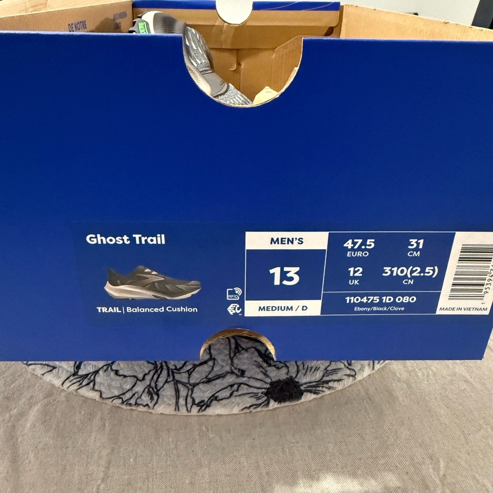 Brooks Ghost Trail Men's Trail Shoes - Black/Gray